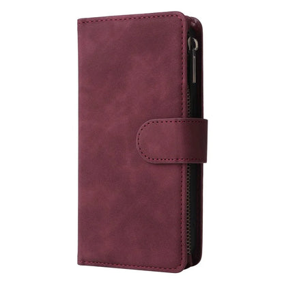 For Xiaomi Redmi Note 13 Pro 5G / Poco X6 5G PU Leather Wallet Mobile Phone Cover Case with Multiple Card Slots
