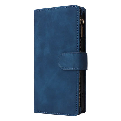 For Xiaomi Redmi Note 13 Pro+ 5G Zipper Pocket Phone Case PU Leather Protection Stand Cover