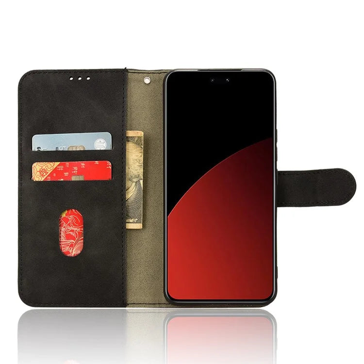 For Xiaomi Civi 4 Pro 5G / 14 Civi 5G Case Stand PU Leather Skin Touch Feeling Phone Cover