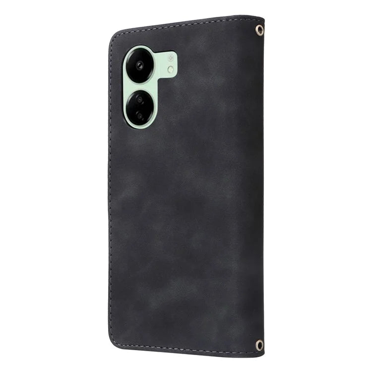For Xiaomi Poco C65 4G / Redmi 13C 4G / 5G Cell Phone Case Multiple Card Slots Leather Protection Cover