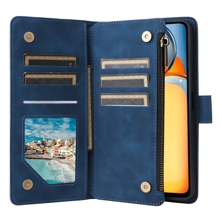 For Xiaomi Poco C65 4G / Redmi 13C 4G / 5G Cell Phone Case Multiple Card Slots Leather Protection Cover