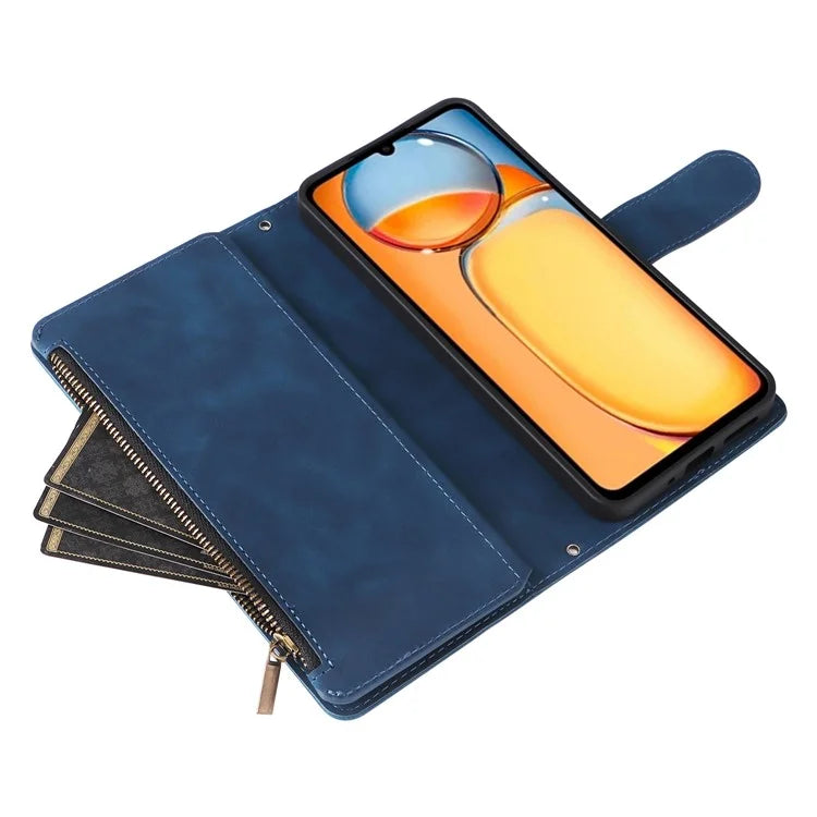 For Xiaomi Poco C65 4G / Redmi 13C 4G / 5G Cell Phone Case Multiple Card Slots Leather Protection Cover
