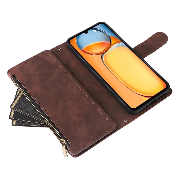 For Xiaomi Poco C65 4G / Redmi 13C 4G / 5G Cell Phone Case Multiple Card Slots Leather Protection Cover