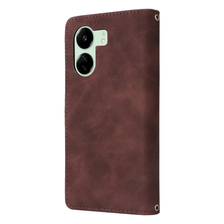 For Xiaomi Poco C65 4G / Redmi 13C 4G / 5G Cell Phone Case Multiple Card Slots Leather Protection Cover