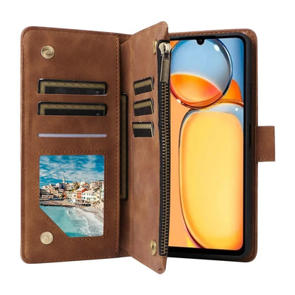 For Xiaomi Poco C65 4G / Redmi 13C 4G / 5G Cell Phone Case Multiple Card Slots Leather Protection Cover