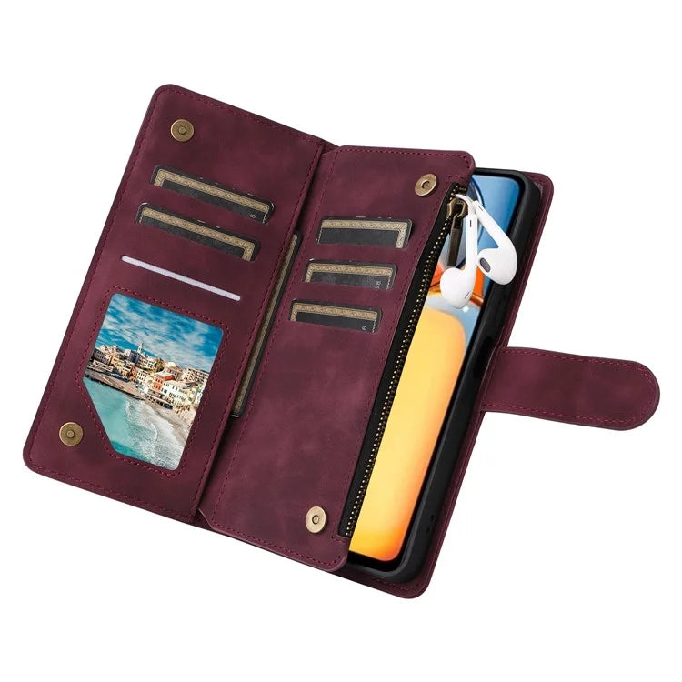 For Xiaomi Poco C65 4G / Redmi 13C 4G / 5G Cell Phone Case Multiple Card Slots Leather Protection Cover