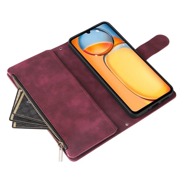 For Xiaomi Poco C65 4G / Redmi 13C 4G / 5G Cell Phone Case Multiple Card Slots Leather Protection Cover