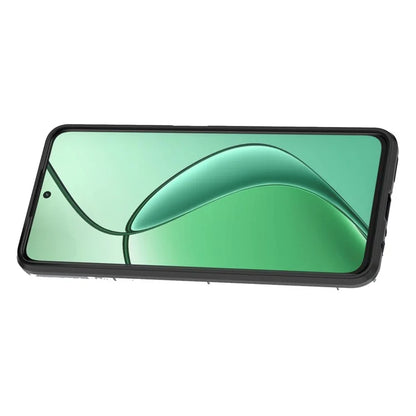 For Realme 12 5G Case PC+TPU Bump Proof Protective Shell with Ring Kickstand