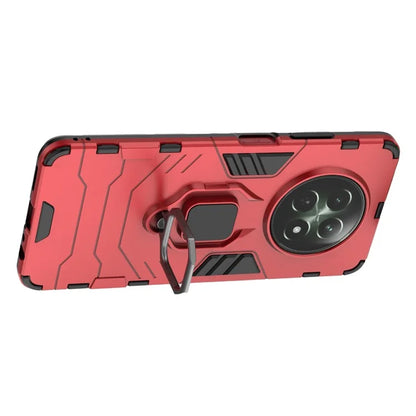 For Realme 12 5G Case PC+TPU Bump Proof Protective Shell with Ring Kickstand