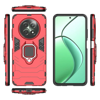 For Realme 12 5G Case PC+TPU Bump Proof Protective Shell with Ring Kickstand