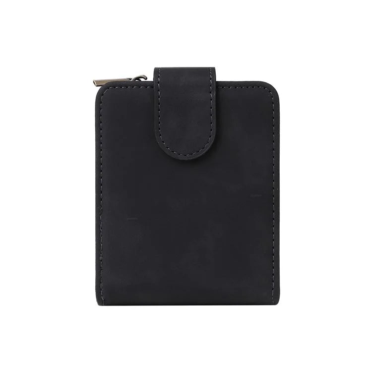 For Samsung Galaxy Z Flip5 5G Cell Phone Case Zipper Wallet Leather Cover with Long and Short Straps