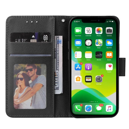For iPhone 13 mini Case PU Leather Phone Cover with Card Slots Wallet