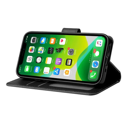 For iPhone 13 mini Case PU Leather Phone Cover with Card Slots Wallet