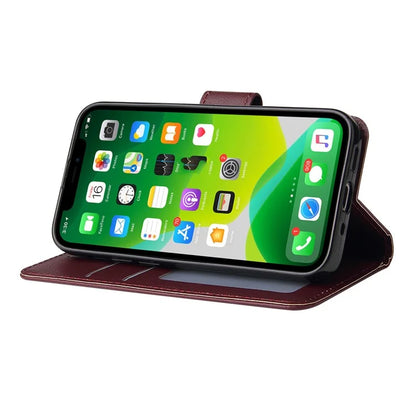For iPhone 13 Case Shockproof PU Leather Wallet Phone Cover