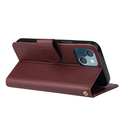 For iPhone 13 Case Shockproof PU Leather Wallet Phone Cover