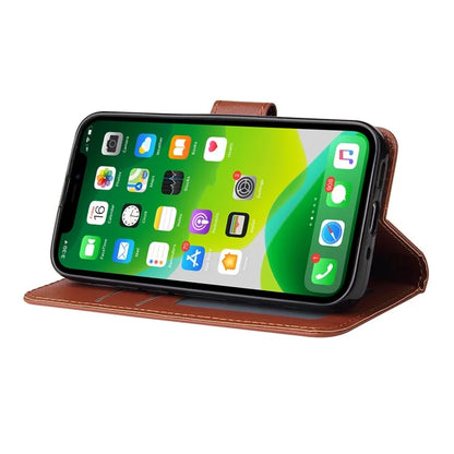 For iPhone 13 Case Shockproof PU Leather Wallet Phone Cover