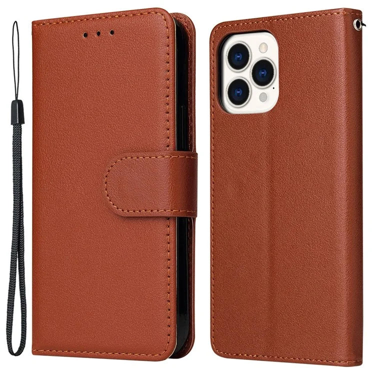 For iPhone 13 Pro Case Wallet PU Leather Flip Protective Phone Cover