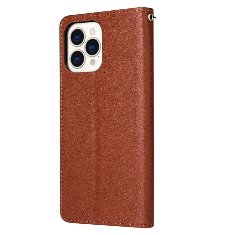 For iPhone 13 Pro Case Wallet PU Leather Flip Protective Phone Cover