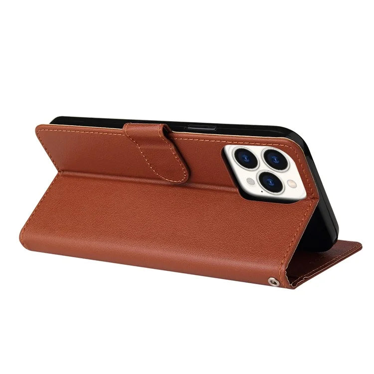 For iPhone 11 Pro Shockproof Case Anti-Scratch PU Leather Wallet Phone Cover