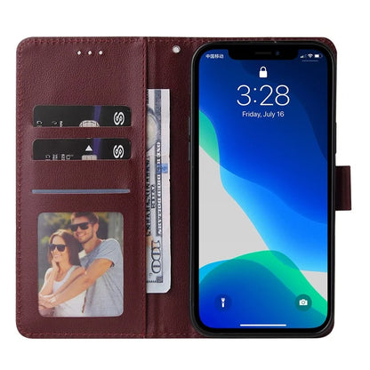 For iPhone 11 Case PU Leather+Shockproof TPU Wallet Phone Cover