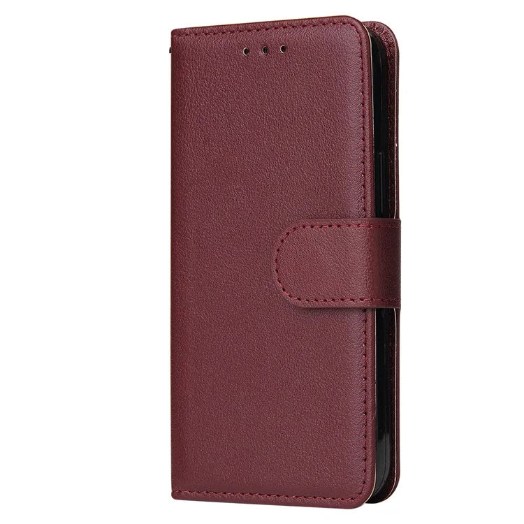 For iPhone 11 Case PU Leather+Shockproof TPU Wallet Phone Cover