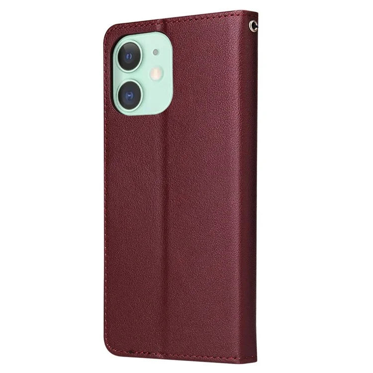 For iPhone 11 Case PU Leather+Shockproof TPU Wallet Phone Cover
