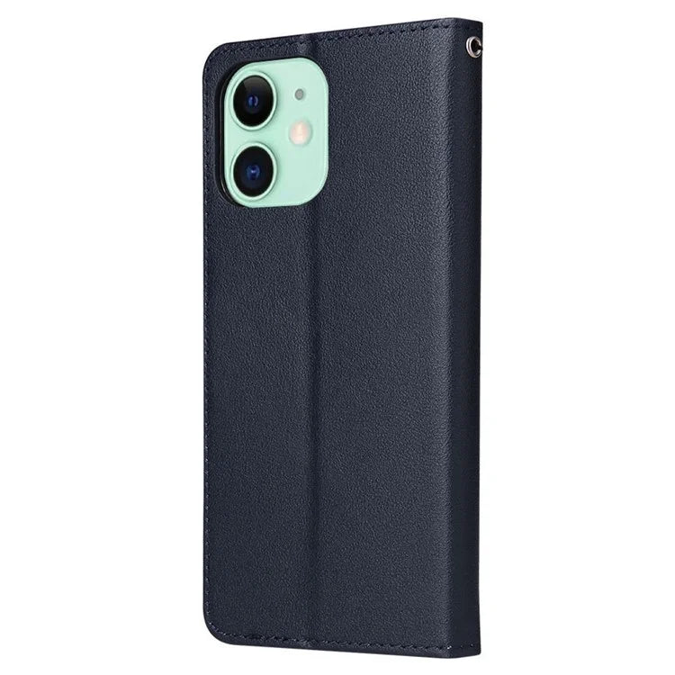 For iPhone 11 Case PU Leather+Shockproof TPU Wallet Phone Cover