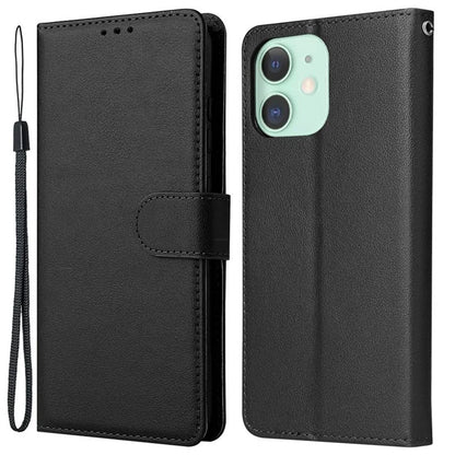 For iPhone 11 Case PU Leather+Shockproof TPU Wallet Phone Cover