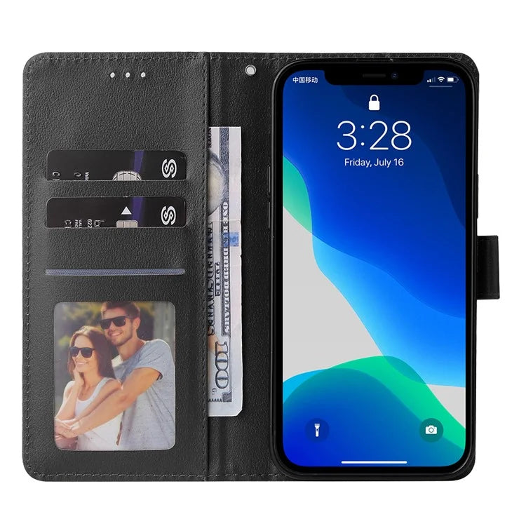 For iPhone 11 Case PU Leather+Shockproof TPU Wallet Phone Cover