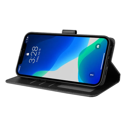 For iPhone 11 Case PU Leather+Shockproof TPU Wallet Phone Cover