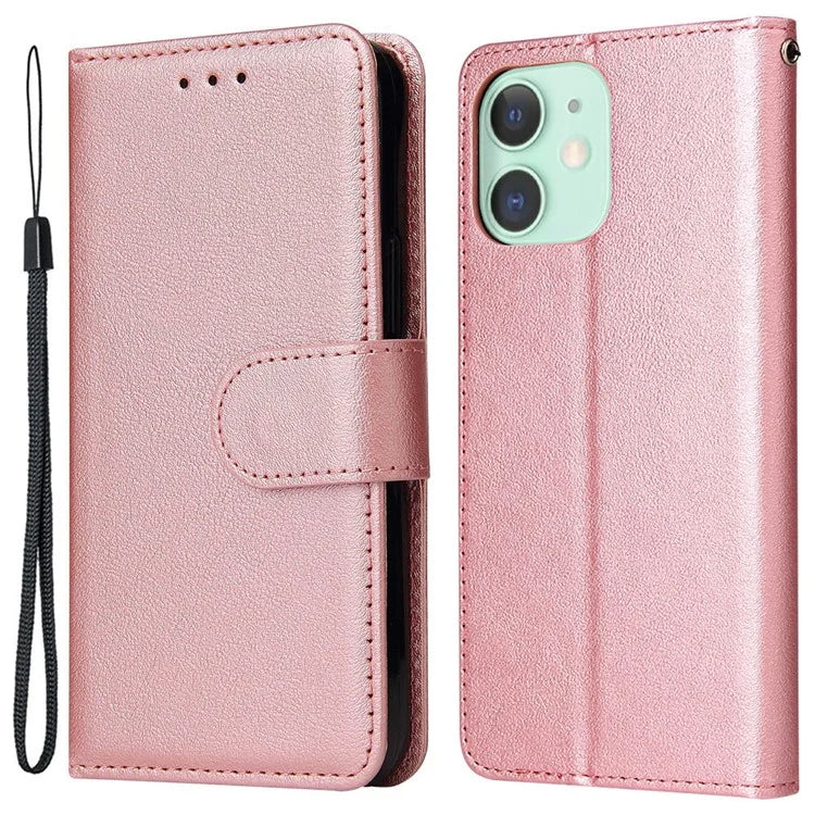 For iPhone 11 Case PU Leather+Shockproof TPU Wallet Phone Cover