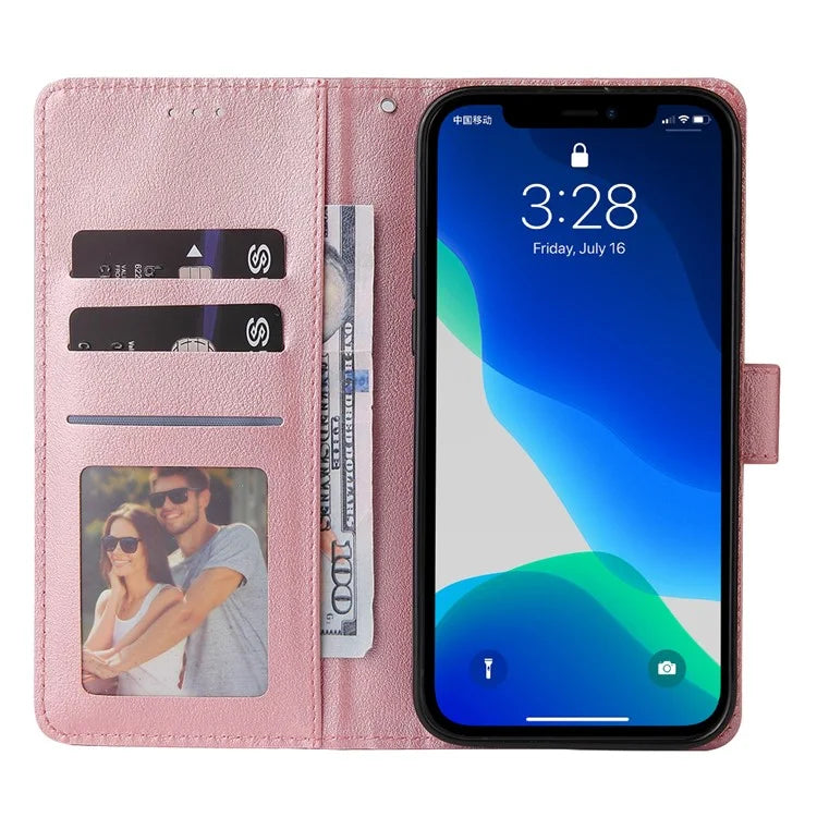 For iPhone 11 Case PU Leather+Shockproof TPU Wallet Phone Cover