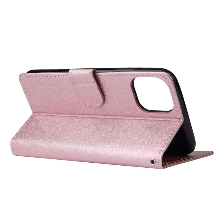For iPhone 11 Case PU Leather+Shockproof TPU Wallet Phone Cover