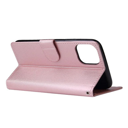 For iPhone 11 Case PU Leather+Shockproof TPU Wallet Phone Cover