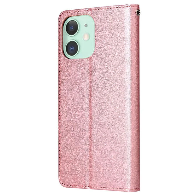 For iPhone 11 Case PU Leather+Shockproof TPU Wallet Phone Cover