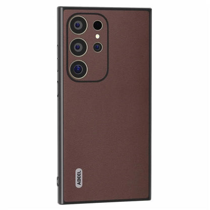 ABEEL For Samsung Galaxy S24 Ultra Case Nappa Texture Drop Protection Phone Cover