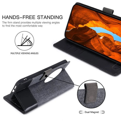 MUXMA MX102 For Xiaomi 14 Ultra Case Magnetic Closure PU Leather Phone Wallet Cover