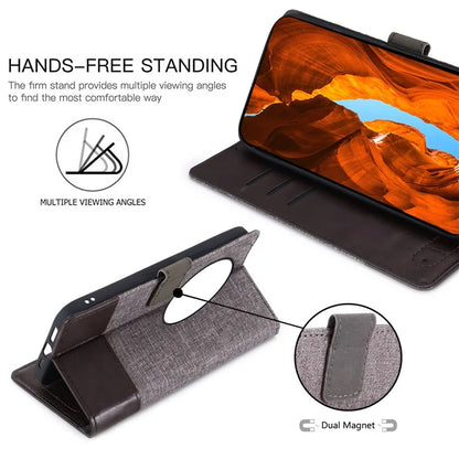 MUXMA MX102 For Xiaomi 14 Ultra Case Magnetic Closure PU Leather Phone Wallet Cover