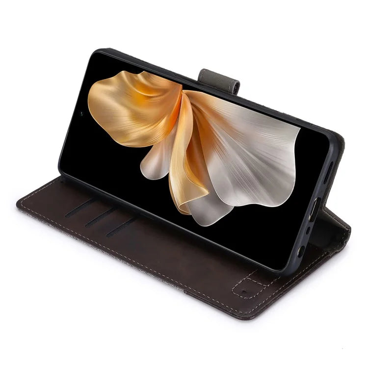 MUXMA MX102 For vivo S18 5G / S18 Pro 5G / V30 5G / V30 Pro 5G Case Leather Wallet Stand Phone Cover