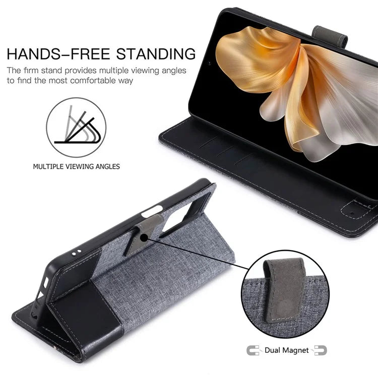 MUXMA MX102 For vivo S18 5G / S18 Pro 5G / V30 5G / V30 Pro 5G Case Leather Wallet Stand Phone Cover