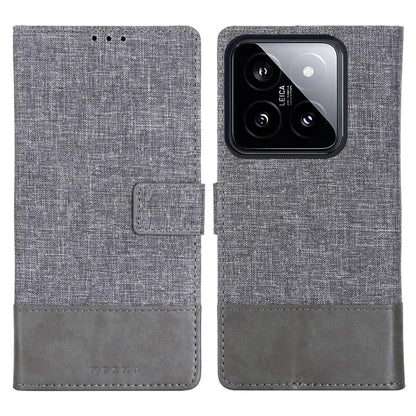 MUXMA MX102 For Xiaomi 14 Wallet Case PU Leather Stand Folio Phone Cover