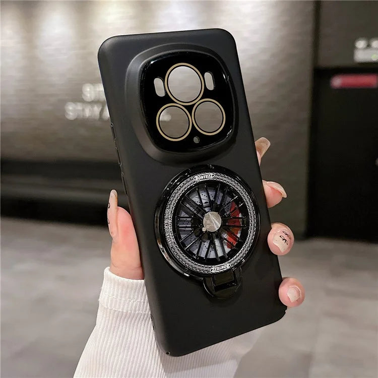 For Honor Magic6 Pro 5G Magnetic Phone Case Rubberized Hard PC Kickstand Cover