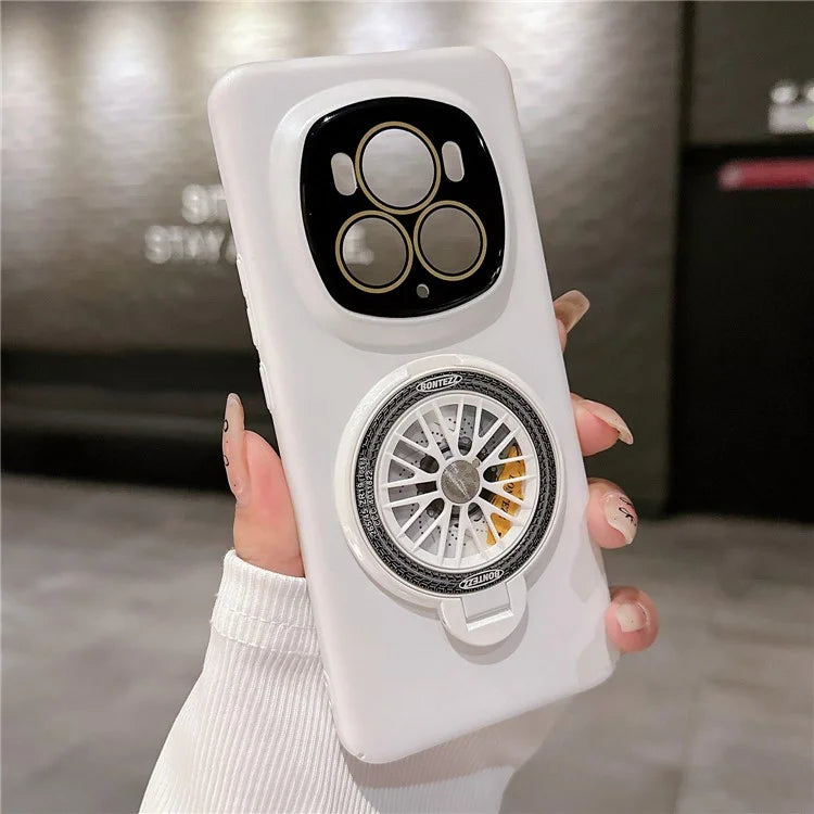 For Honor Magic6 Pro 5G Magnetic Phone Case Rubberized Hard PC Kickstand Cover