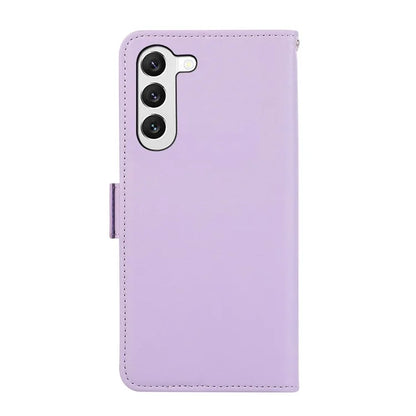 ABEEL For Samsung Galaxy S23+ 5G Case Soft PU Leather RFID Blocking Wallet Phone Shell