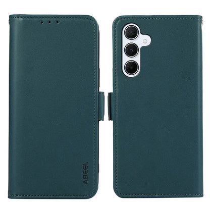 ABEEL For Samsung Galaxy S23 FE Case RFID Blocking Leather Wallet Phone Stand Cover