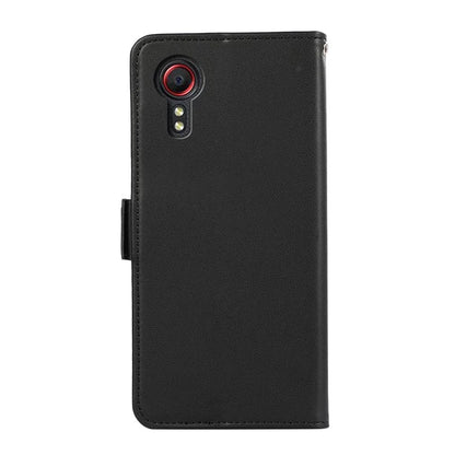 ABEEL For Samsung Galaxy Xcover 5 Stand Case RFID Blocking Wallet Cell Phone Cover