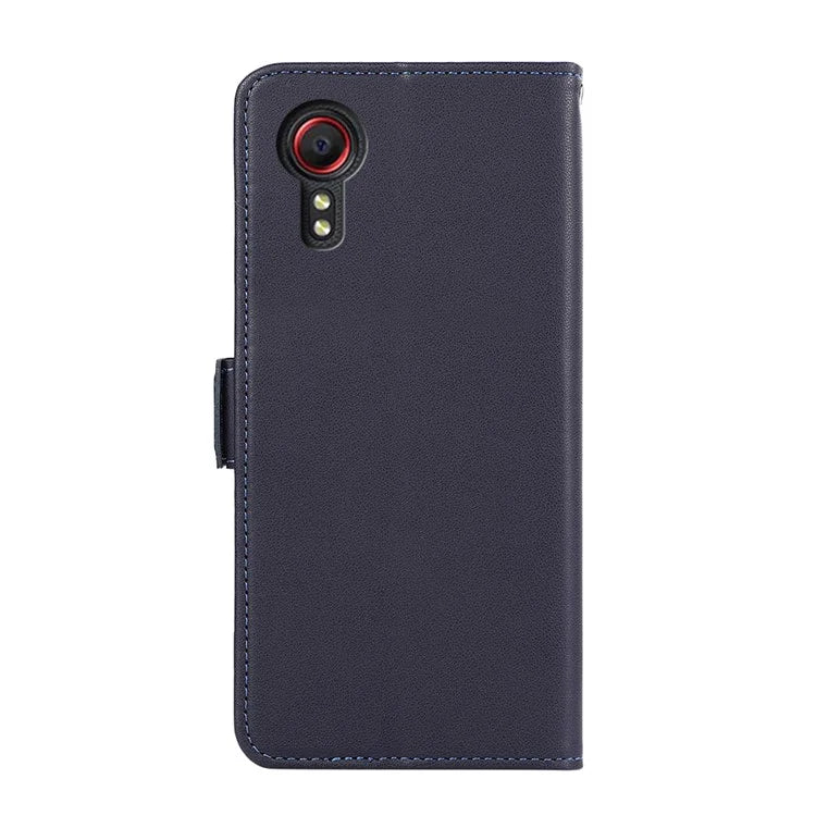 ABEEL For Samsung Galaxy Xcover 5 Stand Case RFID Blocking Wallet Cell Phone Cover