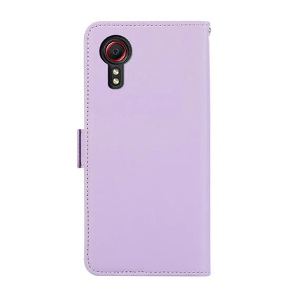 ABEEL For Samsung Galaxy Xcover 5 Stand Case RFID Blocking Wallet Cell Phone Cover