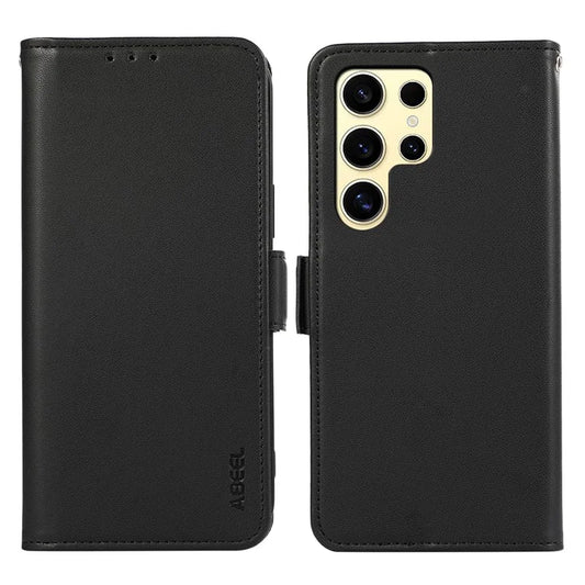 ABEEL For Samsung Galaxy S22 Ultra 5G Case Wallet Leather Blocking RFID Shockproof Phone Cover