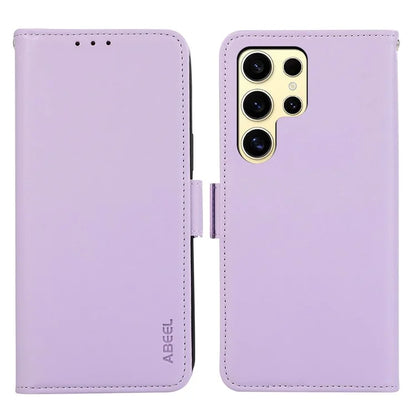 ABEEL For Samsung Galaxy S22 Ultra 5G Case Wallet Leather Blocking RFID Shockproof Phone Cover